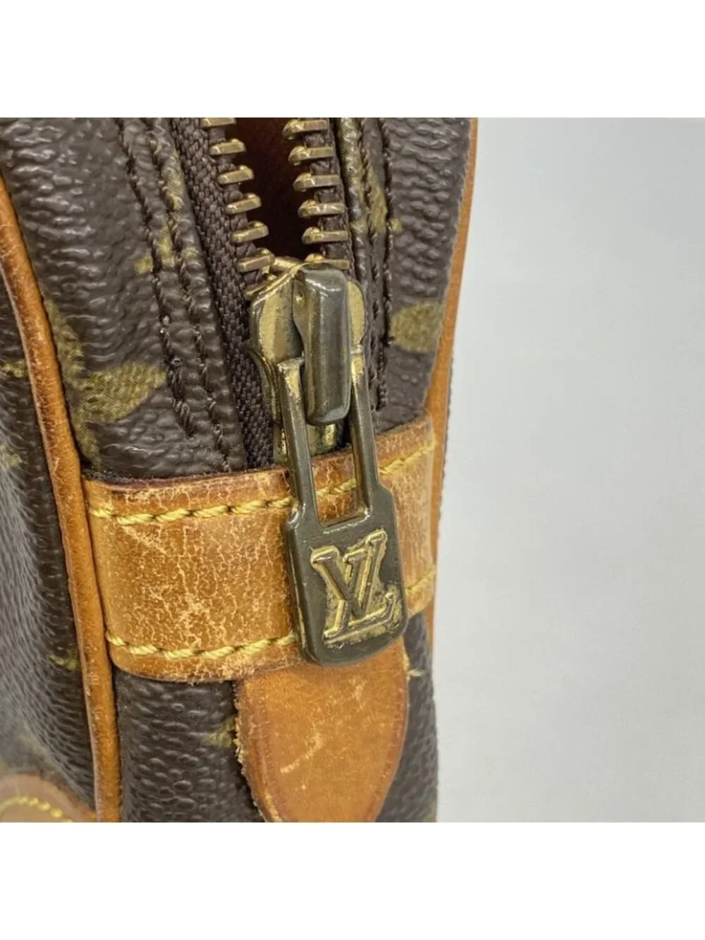 ★SOLD★ Louis Vuitton Clutch Monogram Marly Dragonne PM Brown - Picture 9 of 10